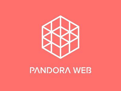 Pandora Web logo blog identity logo web