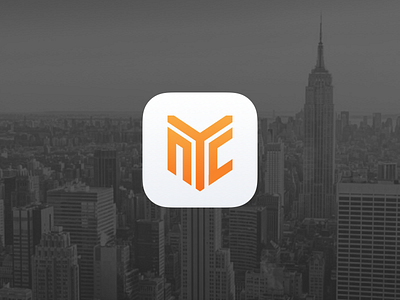 NYC iOS icon app icon identity ios logo new york nyc