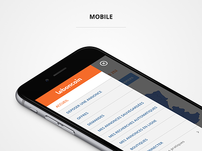 leboncoin 2016 leboncoin menu mobile redesign responsive sketch web