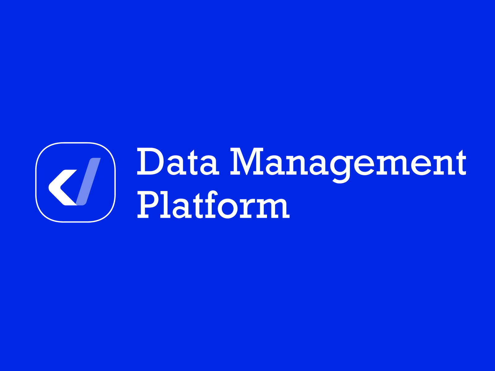 Data Management Platform Logo by huang🐟yu on Dribbble