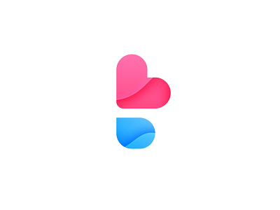 t & love design illustration letter logo vector