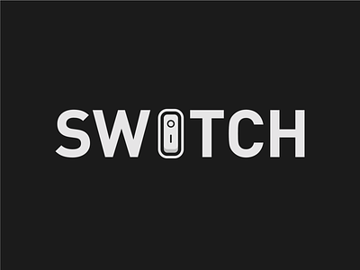 Text Logo Switch brand illustration logo text
