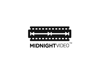 Movies / Razor blades / Video / logo design logo