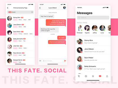 THIS FATE. app fate social this ui