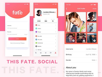 THIS FATE. app fate social this ui