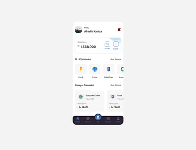 Exploration - E wallet UI Design app design ui uidesign userinterface ux ux design