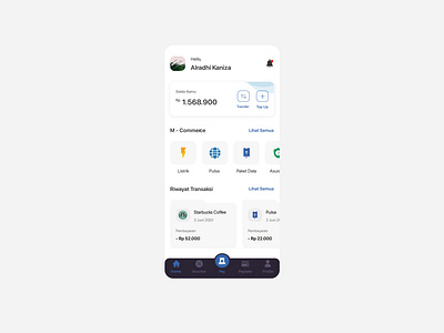 Exploration - E wallet UI Design