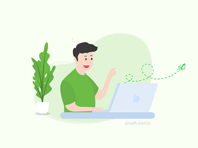 Sending.. animation app branding flat icon illustration logo ui userinterface vector web