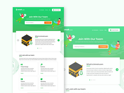 Landing Page -  Career