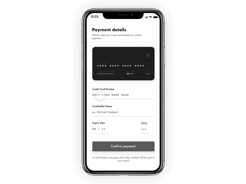 Daily UI #002 - Credit Card Checkout