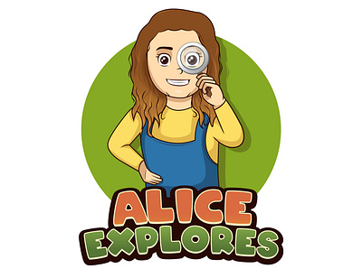 Alice Explores animal logo cartoon logo commision work cutelogo esport logo logo logodesign logogram logotoons mascotlogo