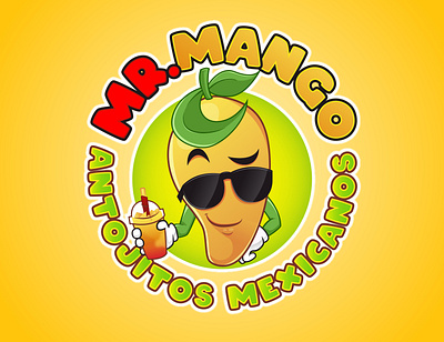 Mr Mango animallogo cartoon logo cartoonlogo commision work cutelogo logo logodesign logogram logotoons mascotlogo