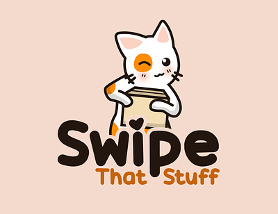 Swipe That Stuff animal logo cartoonlogo commision work cutelogo esportlogo logo logo toons logodesign logogram mascotlogo