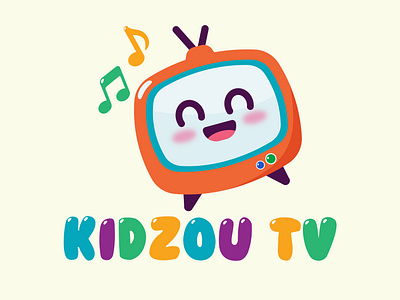 Kidzou TV "Youtube Channel Logo" animal logo cartoon logo commision work cute logo esport logo logo logo design logo toons logogram mascot logo