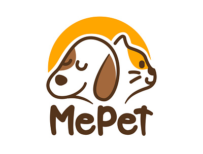 MePet "Pet Shop Logo" animal logo cartoon logo commision work cute logo esport logo logo logo toons logodesign logogram mascot logo