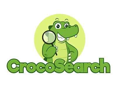 Croco Search "Cartoon Logo" animal logo cartoon logo commision work cute logo esport logo logo logo toons logodesign logogram mascot logo