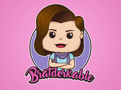 Bratdorkable "Cartoon Logo"