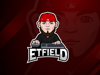 Cartoon Esport Logo "Etfield"