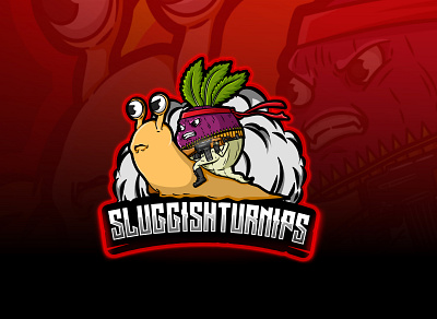 Vegetable Esport "Sluggish Turnips" commision work esport esport logo esportlogo esports esports mascot illustration logo logodesign logogram mascotlogo vector vegetable