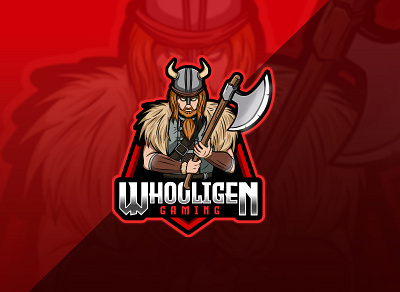 Viking Esports Logo axe cartoon logo commision work cutelogo esport esport logo esportlogo logo logodesign logogram mascotlogo sports logo twitch logo viking viking logo