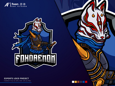 Fox Esports Logo animal logo cartoon logo commision work esport logo esportlogo esports fox logo illustration logo logodesign mascotlogo