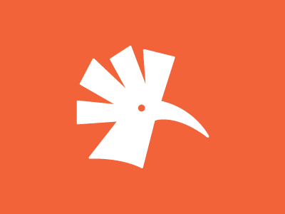 Opoppy Logo animal bird brand branding label logo merchandise music