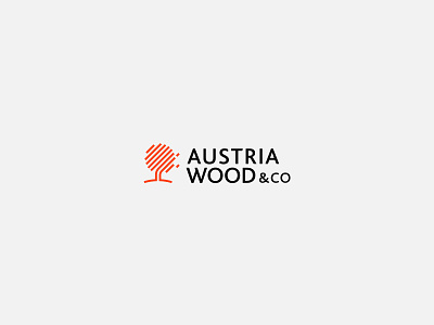 Austria Wood branding design furniture graphic design kirichenkodesign logo tree