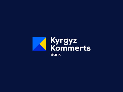 KyrgyzKommertsBank bank branding commerce design graphic design icon kirichenkodesign logo square