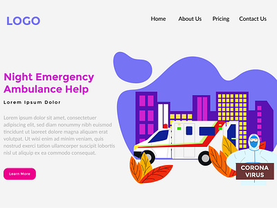 Landing Page Covid-19