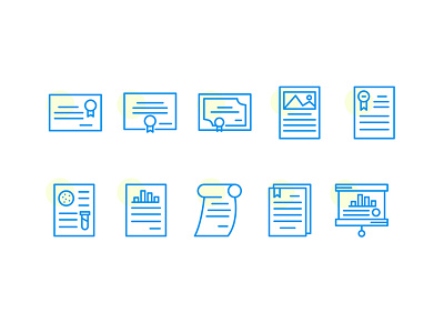 Icon Document certificate design document flat design graphicdesign icon illustration vector