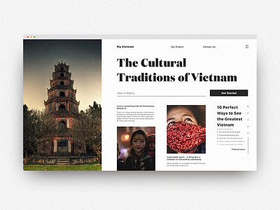 My Vietnam Landing Page