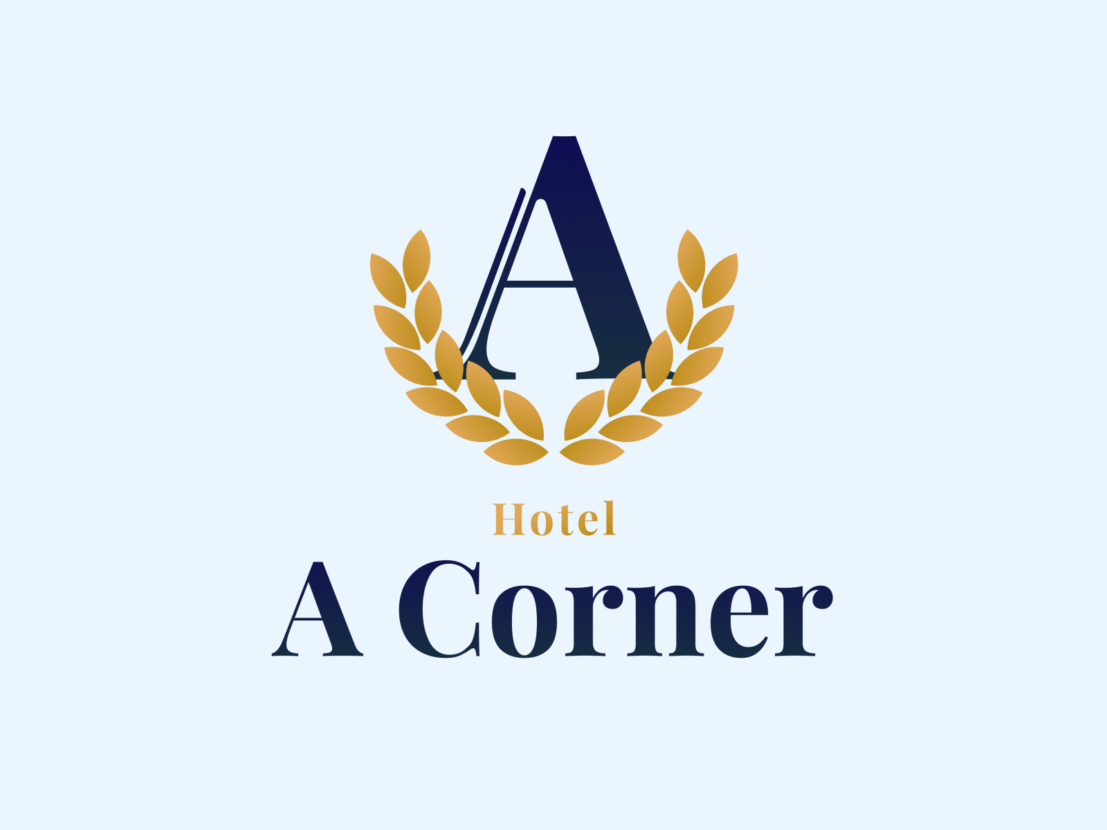 A Corner Hotel Logo by Nguyen Cong Vuong on Dribbble