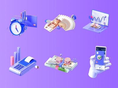 3d illustrations for bank #2