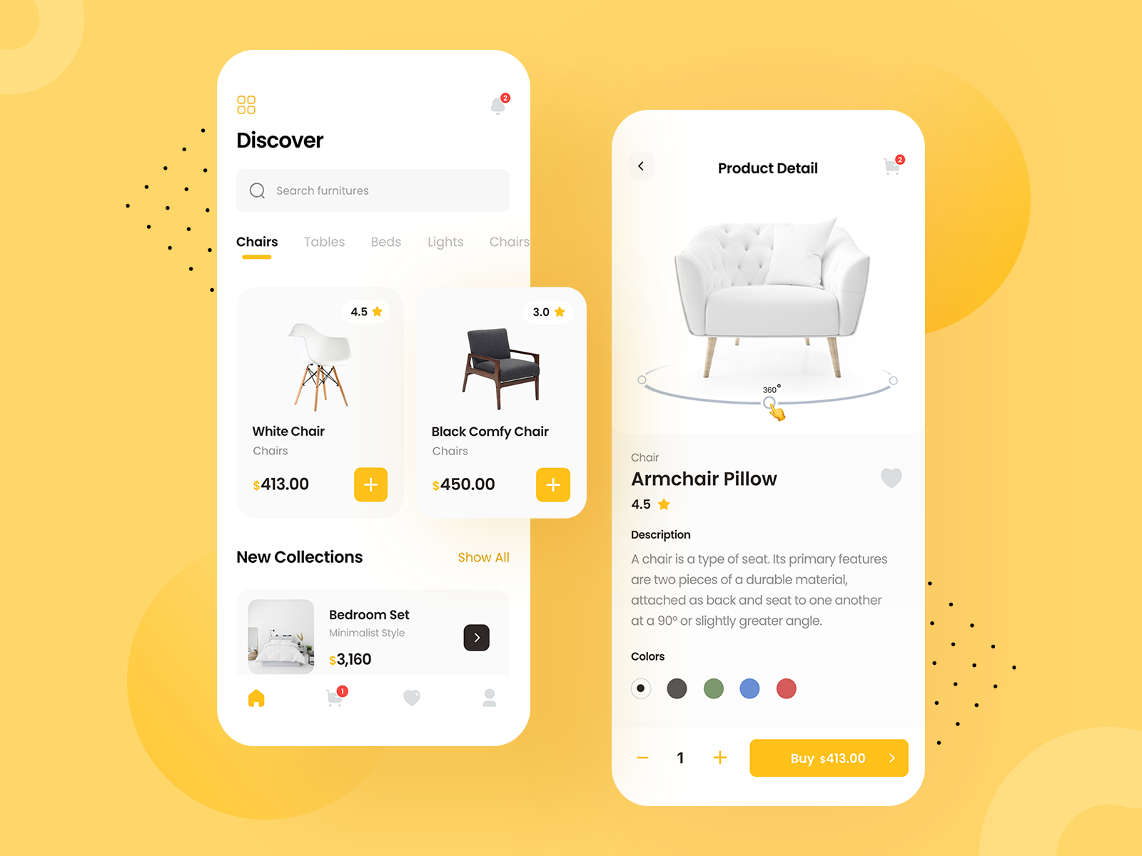 Furniture App by Michael Sumague on Dribbble