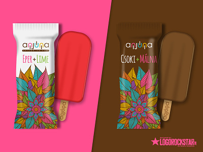 Artisan Ice Pops branding & packaging food goa ice pop logo packaging