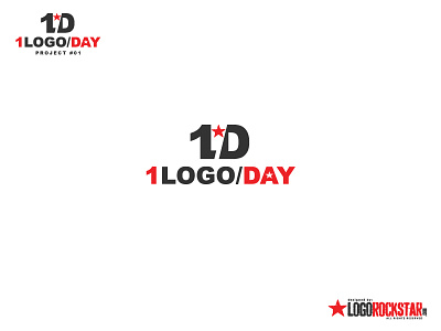 1 logo a day project logo day logo star