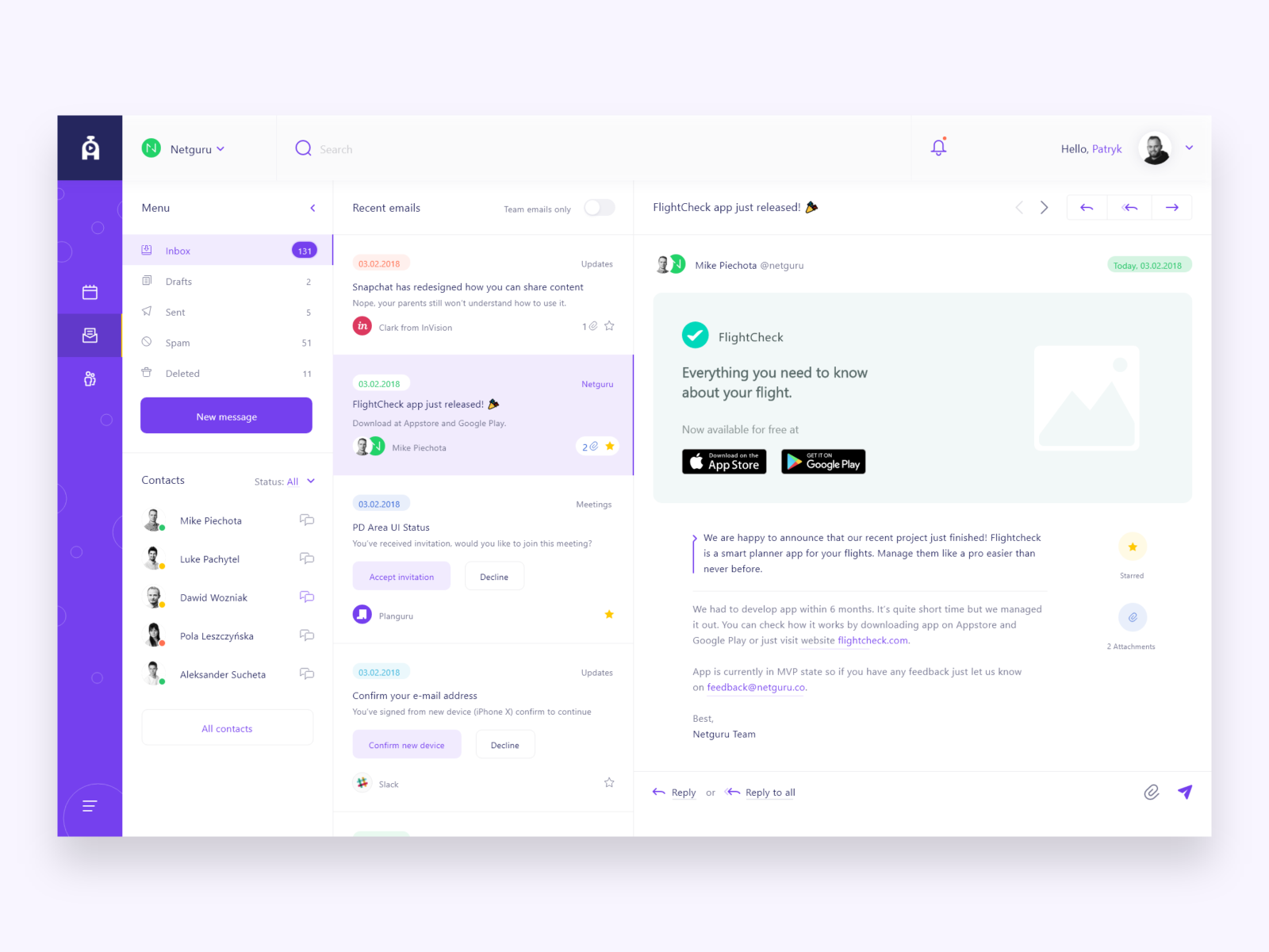 Amber's Task management desktop app by Minh Ngo on Dribbble