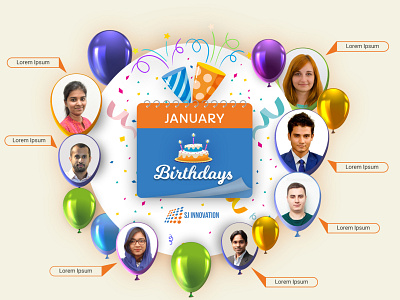 Birthday Banner Design branding design illustration vector