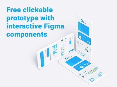 Free clickable prototype with interactive Figma components