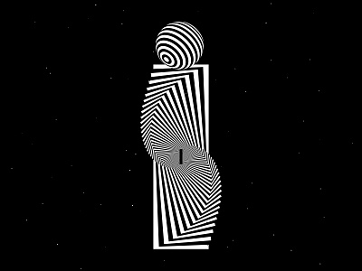 Letter I, 36daysoftype 2020 36days 36daysoftype 36daysoftype h 36daysoftype07 abstract geometry black white branding geometric abstraction geometrical type graphic design identity kinetic typography letter h lettering logo logotype op art optical illusion striped lines visual effect