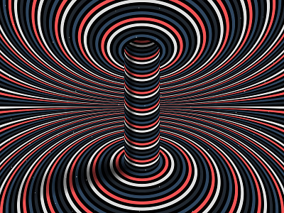 Letter “I”, 36daysoftype 2021 36days 36daysoftype 36daysoftype i 36daysoftype08 abstract distortion color geometrical type graphic design hypnotic kinetic typography letter i op art opart optical illusion psychedelic abstraction striped trippy visual effect