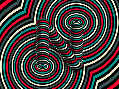 Letter “N”, 36daysoftype 2021 36days 36daysoftype 36daysoftype-n 36daysoftype08 abstract distortion color geometrical type graphic design hypnotic kinetic typography letter n op art opart optical illusion psychedelic abstraction striped trippy visual effect