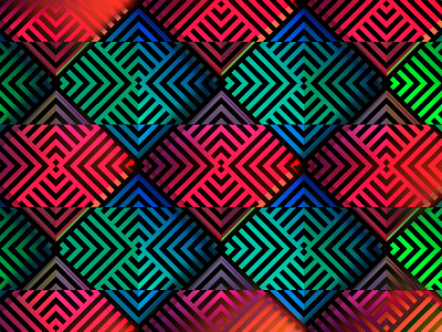 Color surface color geometric pattern geometry gradient cover graphic design op art rhombus squares striped ornament surface texture visual effect