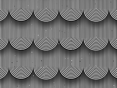 Letter «U» /36daysoftype 36days u 36daysoftype 36daysoftype06 black white digital design minimal letter op art optical illusion pattern artist striped type u visual graphics