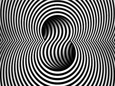 Number «8» /36daysoftype 36days 8 36daysoftype 36daysoftype06 digital design graphic artist hypnotic effect kinetic poster number 8 op art optical illusion striped type visual graphics