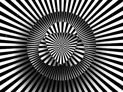Manipura chakra abstract abstraction background black white circle geometric geometry graphic design impossible figure kinetic lines loop manipura chakra op art optical illusion rays striped symbol texture visual effect
