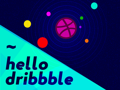 Hello Dribbble dribbble first hello obn shot