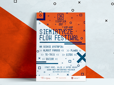 Poster on S-tycze FLOW FESTIWAL 2k17 2k17 festiwal flow poster