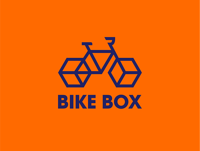 Bike Box bike box branding creative lineart logo logobike simple logo unique vector