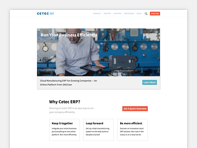 New Site for Cetec ERP